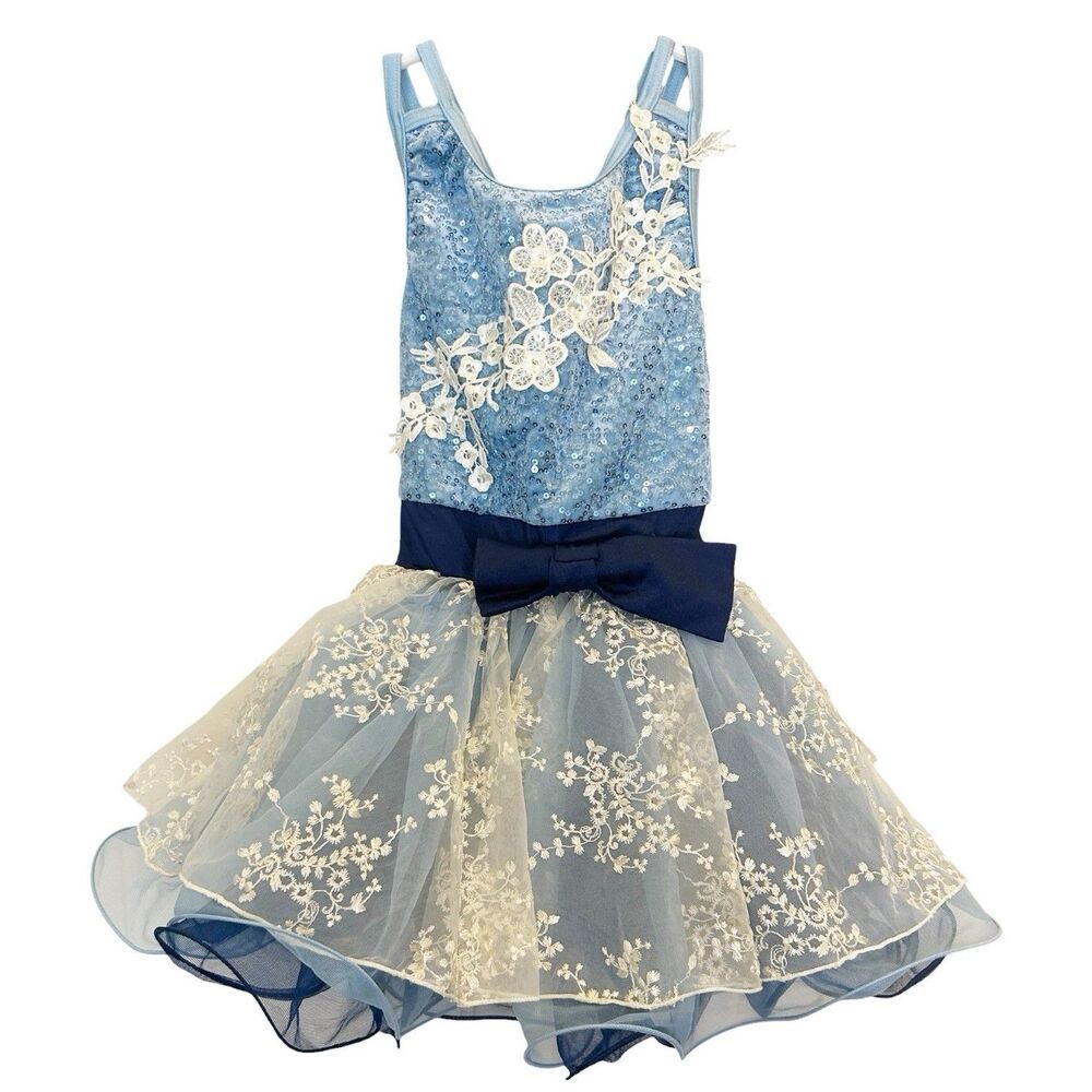 WEISSMAN Winter Wonderland Event Dance Costume Child Small SC 6/6X